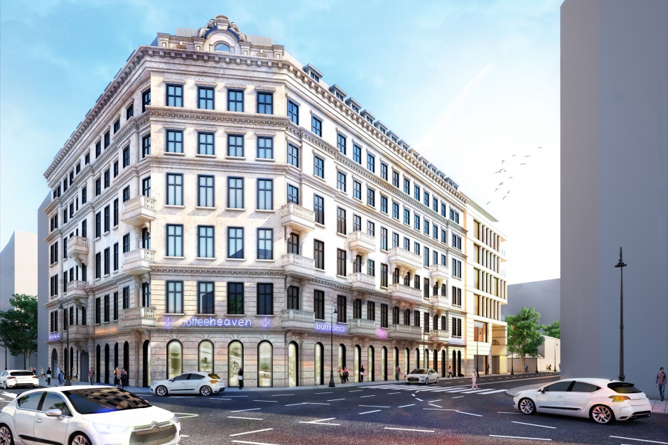 Wizualizacja kamienicy Krongolda - tak może wyglądać po remoncie, fot. Polsko Belgijska Pracownia Architektoniczna Drugie życie kamienicy Wolfa Krongolda