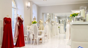 Salon sukni ślubnych w warszawskim biurowcu