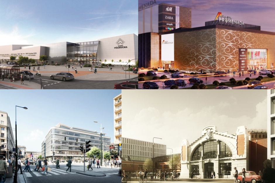 Galeria Północna, Atrium Promenada, Cedet i Hala Koszyki Handel w centrum. Zobacz nowe inwestycje w aglomeracji warszawskiej