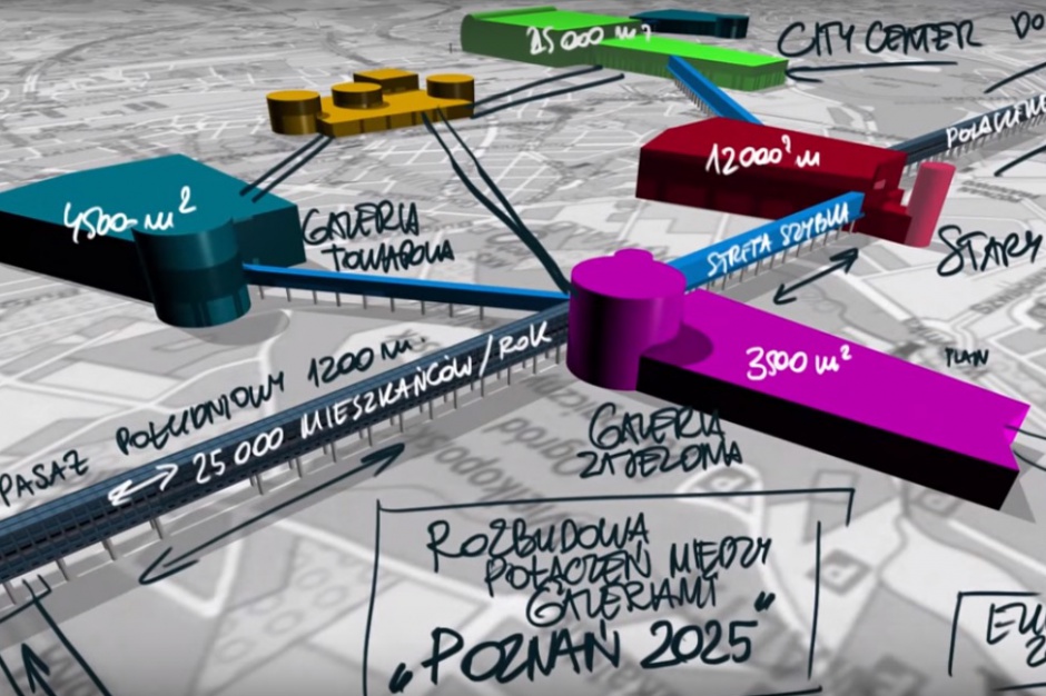 fot. youtube Intrygujący pomysł internautów. Galerie Poznania połączone tunelem