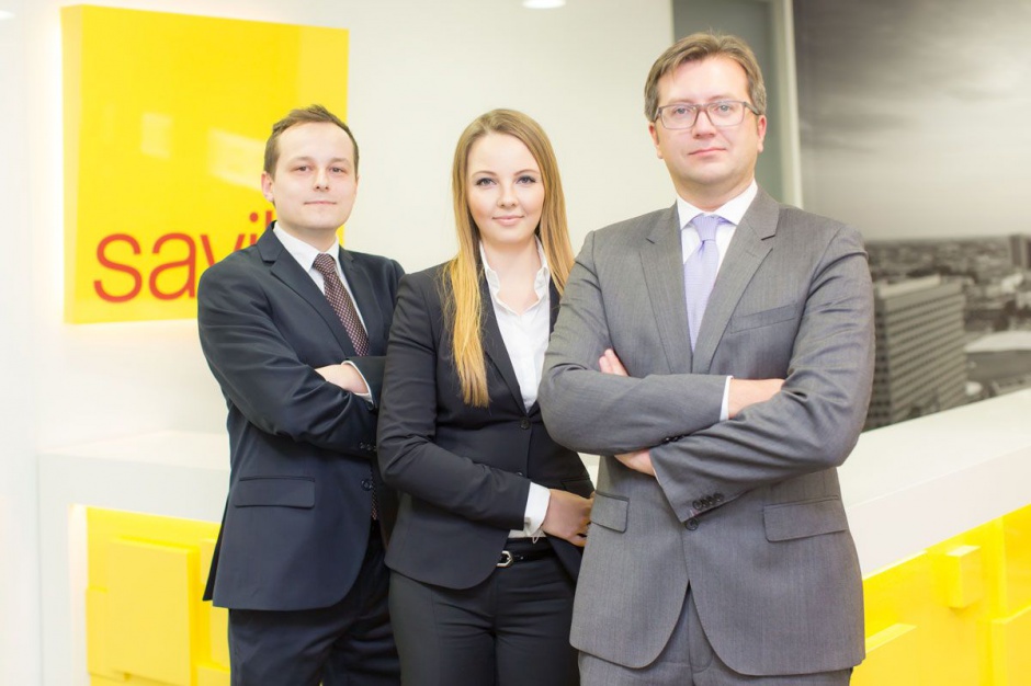 Marek Paczuski, Karolina Wójcik i Jan Wałach, Zespół Doradztwa Inwestycyjnego Savills Savills podwoił siły w zespole doradztwa inwestycyjnego