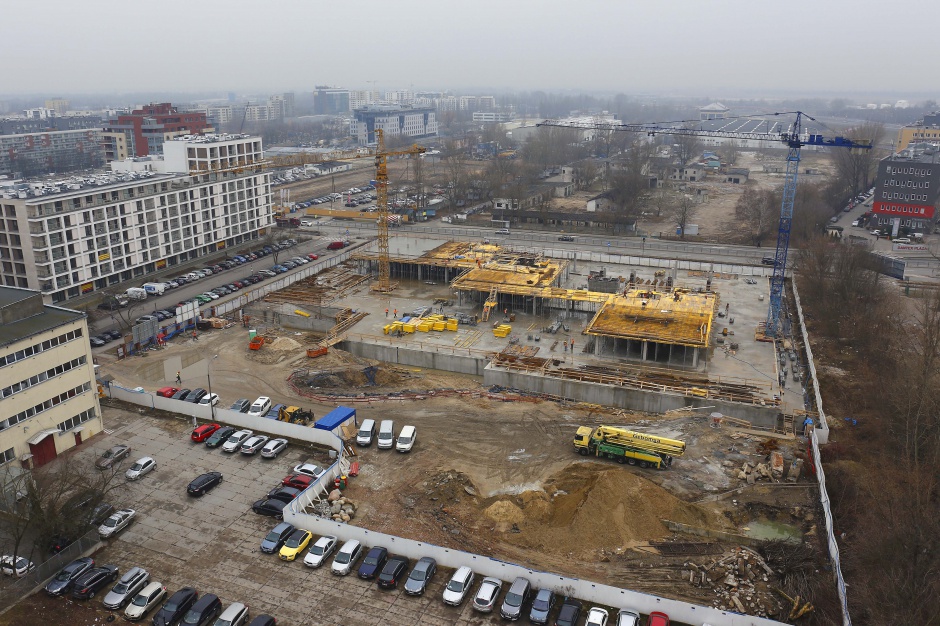 Neopark, budowa, luty 2016 r. Za sukcesem inwestycji stoi dobra współpraca architekta z inwestorem