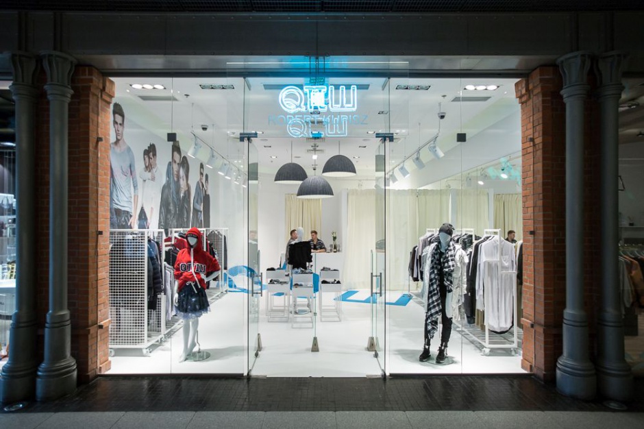 butik QПШ Robert Kupisz, fot. J. Wittchen Polski projektant otwiera butik w Starym Browarze