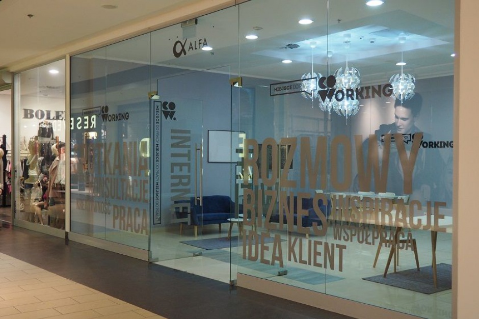 Alfa coworking Coworking wchodzi do kolejnej galerii handlowej