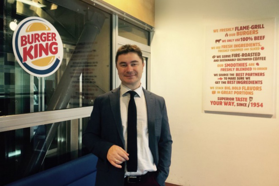Przemysław Zacny, Development Director Burger King Polska, mat.prasowe Burger King ma wielkie plany wobec Polski