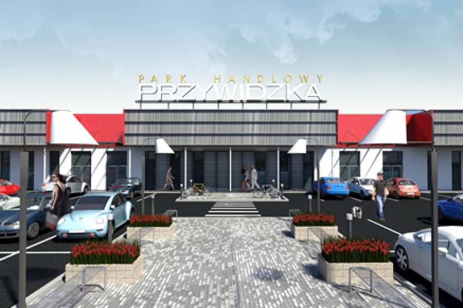 Park Handlowy Przywidzka, wizualizacja Towarzystwo Inwestycyjne Investing Nowy adres na handlowej mapie Trójmiasta
