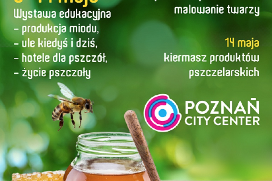 fot. Poznań City Center Pszczelarska atmosfera w Poznań City Center