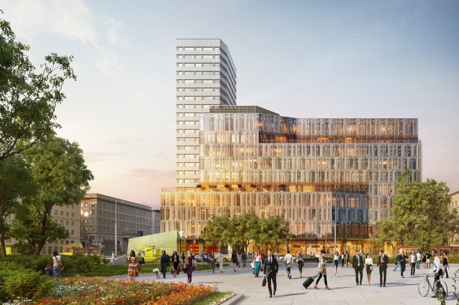 Centrum Marszałkowska, mat. prasowe Flagowy projekt BBI wchodzi na rynek najmu