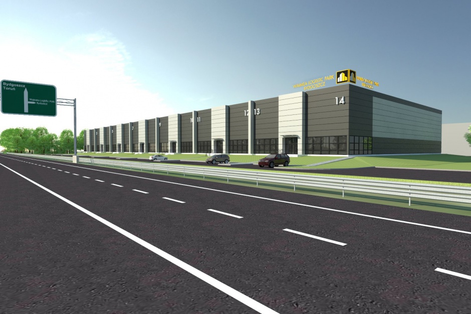 Waimea Logistic Park Bydgoszcz, wizualizacja Waimea buduje w Bydgoszczy