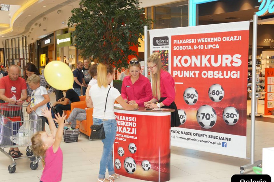 fot. Galeria Bronowice Krakowska galeria kończy piłkarskie wydarzenia