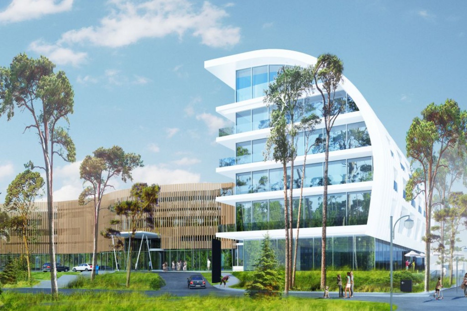 Hotel w Juracie, wizualizacja Qualia Development sprzedała atrakcyjne grunty