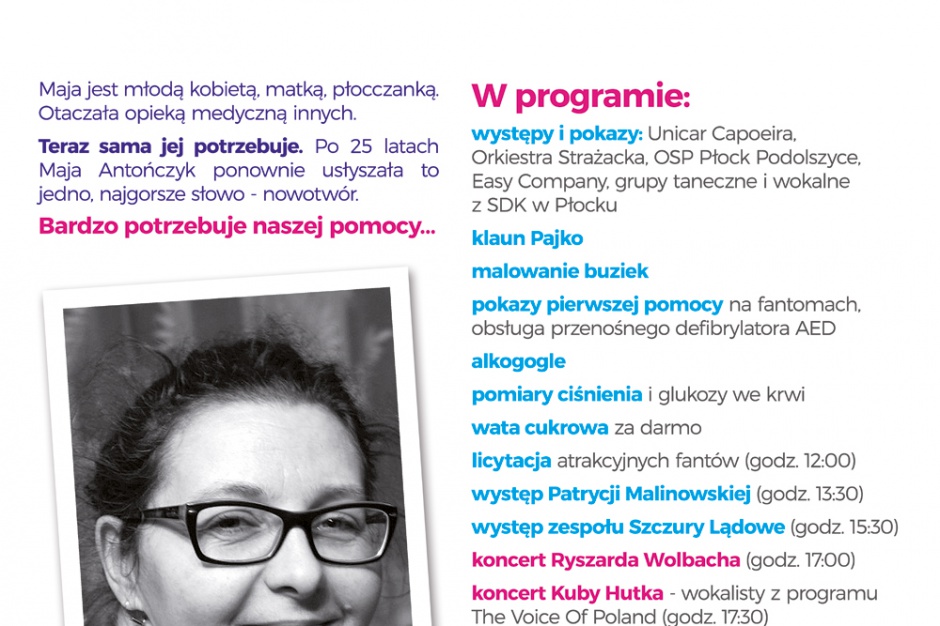 Akcja dla Mai Akcja charytatywna dla Mai w Galerii Wisła
