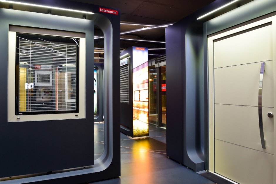 fot. Internorm Showroom w biurowcu