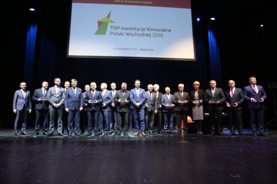 Laureaci Top Inwestycje Komunalne Polski Wschodniej, fot. PTWP Nagrody Top Inwestycje Komunalne Polski Wschodniej wręczone