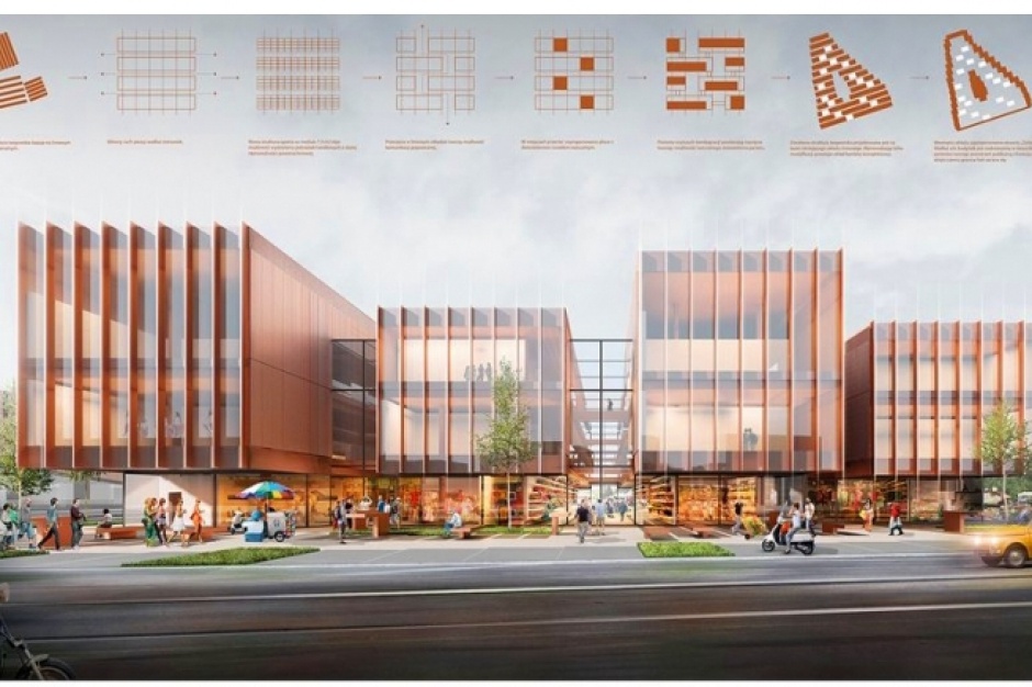 fot. JSK Architekci Hala Targowa w Toruniu ma projekt
