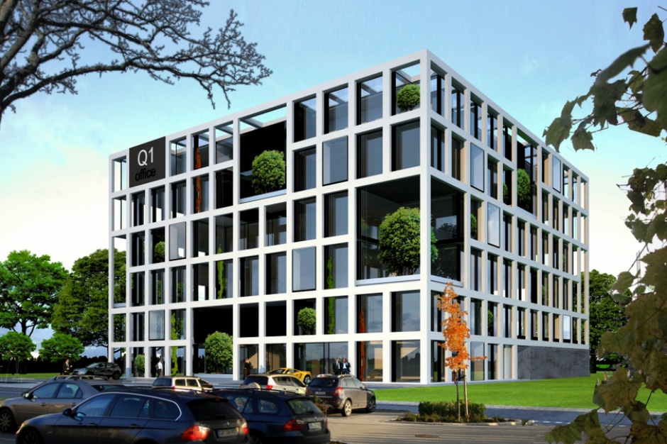 Biurowiec firmy Emerald Development w Piasecznie, fot. emeralddevelopment.pl Klinika czy biura z wbudowanym ogrodem? Nowa inwestycja w Piasecznie