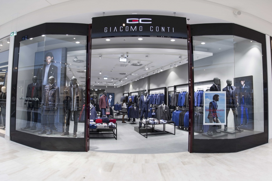 Giacomo Conti Moda dla panów w kolejnej lokalizacji