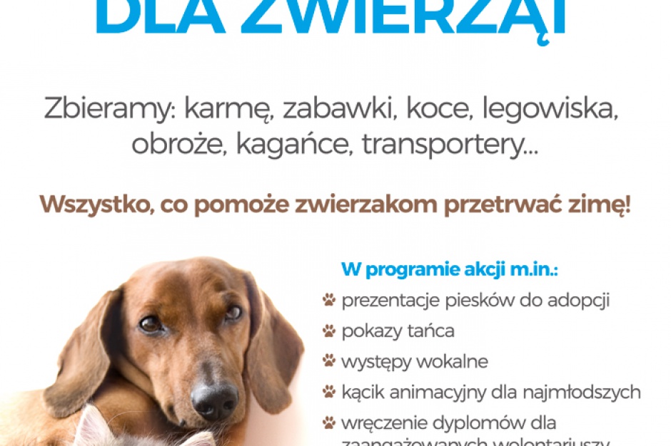 Galeria Wisła na ratunek zwierzętom