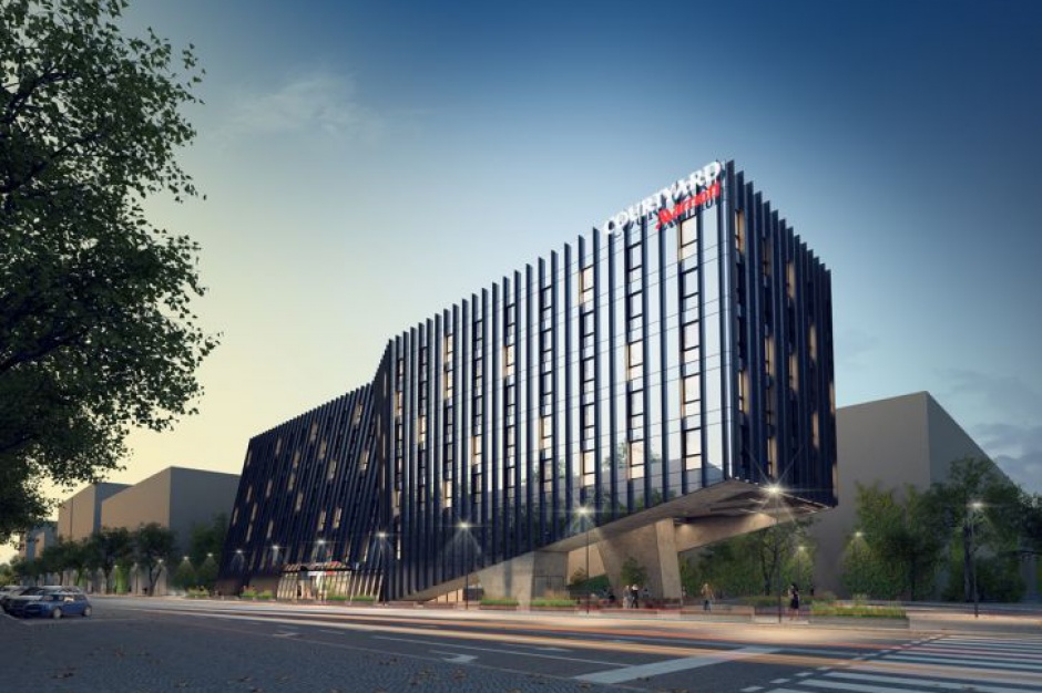 fot. Courtyard by Marriott w Wilnie Hotel w miejscu stadionu - Marriott debiutuje w krajach bałtyckich