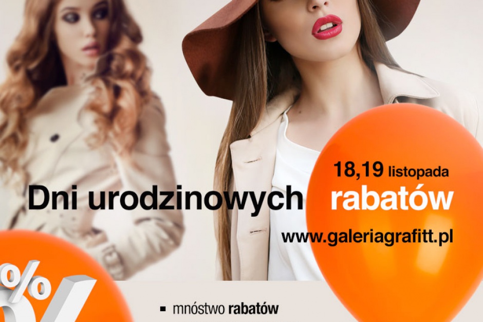 Galeria Grafitt Galeria Grafitt świętuje jubileusz. Na klientów czekają rabaty