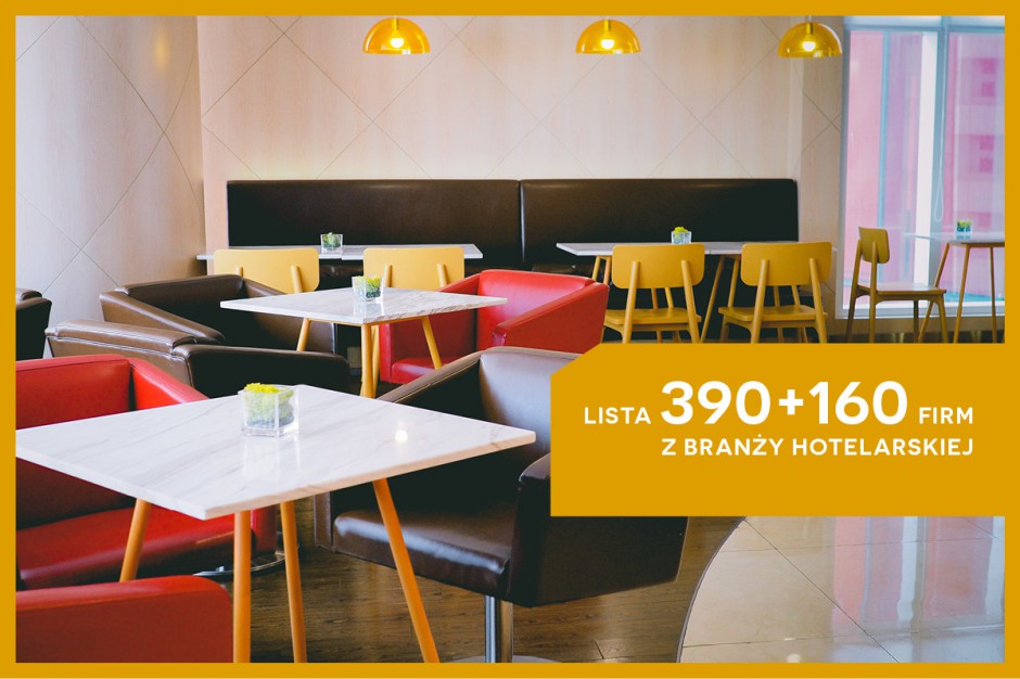 HoReCa w Polsce: lista 390+160 firm z branży hotelarskiej - edycja 2016