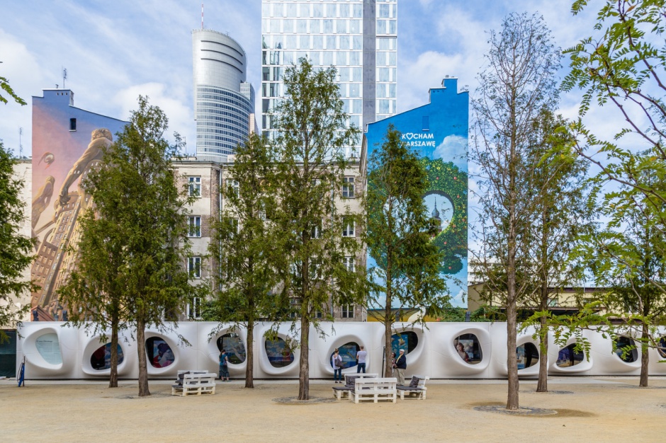 Art Walk Otwarta wystawa przy Warsaw Spire