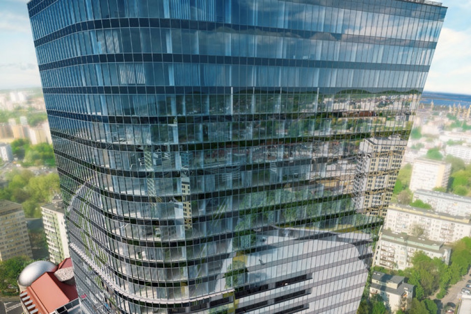 Hanza Tower Biznesowa wieża pnie się w górę