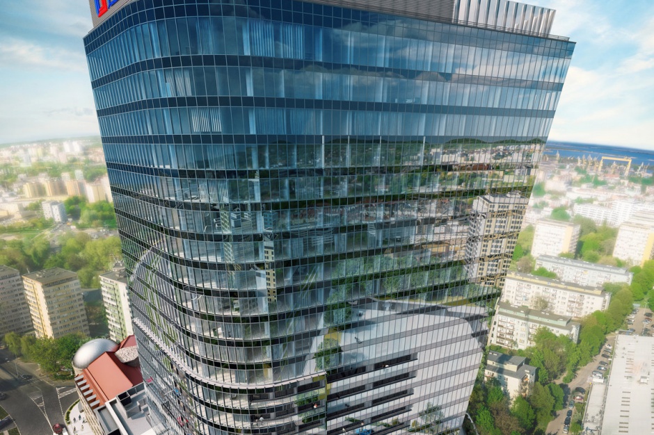 Fot. mat. pras. Kluczowa zmiana przy budowie Hanza Tower