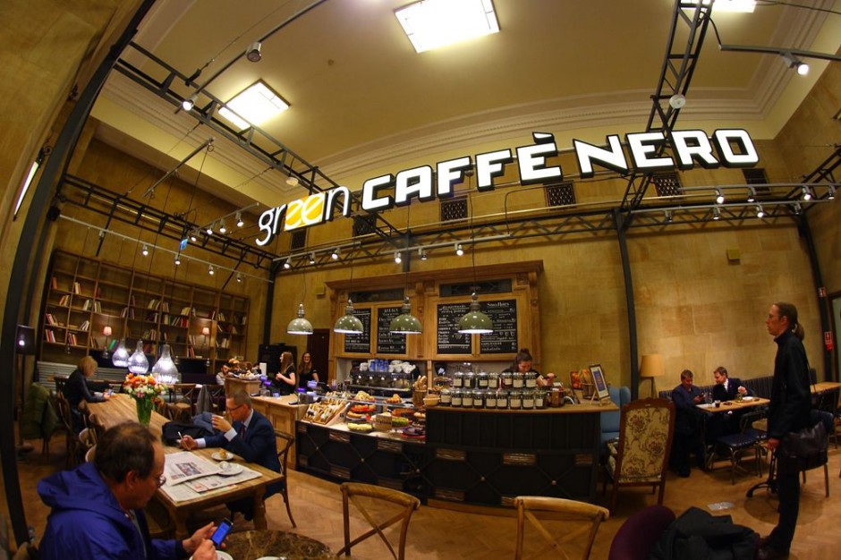 Green Caffè Nero w PKiN Green Caffè Nero docenia nietypowe lokalizacje