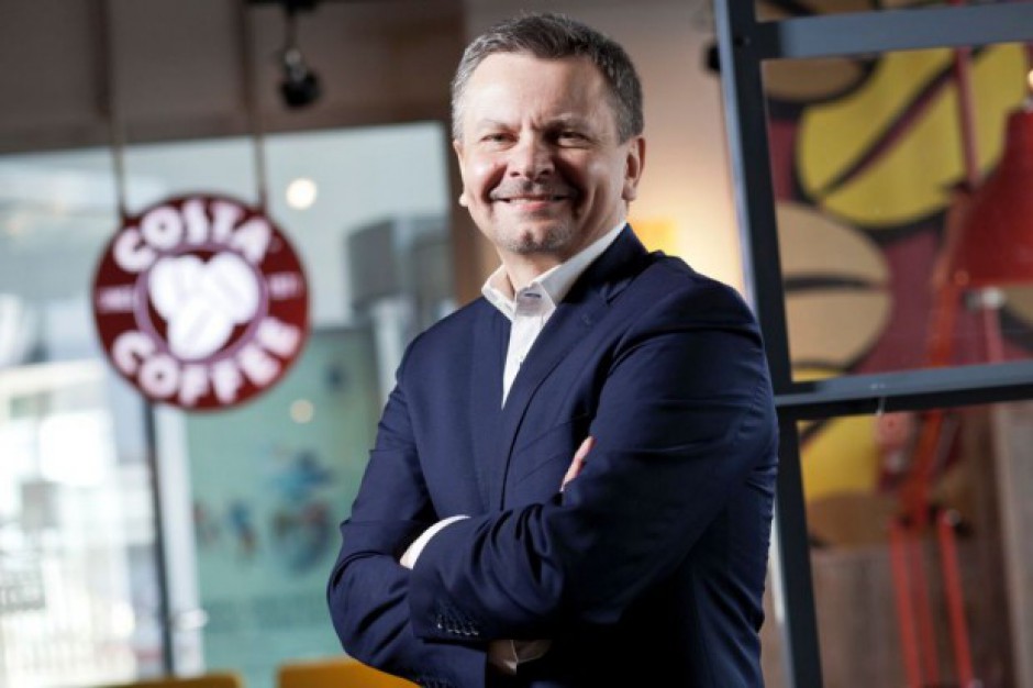 Andrzej Jackiewicz, dyrektor zarządzający Costa Coffee Europa; fot.: Żelazna Studio Costa Coffee pracuje nad nowymi formatami