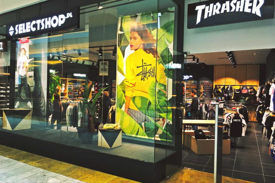 SelectShop w Krakowie w Bonarka City Center Dla hip-hopowców i deskorolkowców. Internetowa marka rusza na podbój w realu