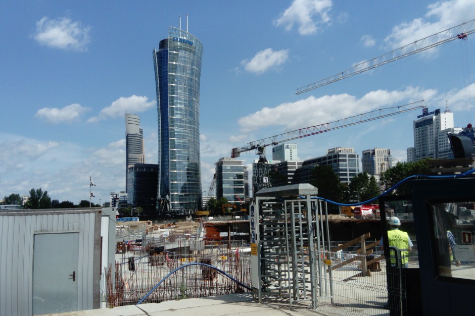 The Warsaw Hub Fotorelacja z budowy nowej inwestycji Ghelamco