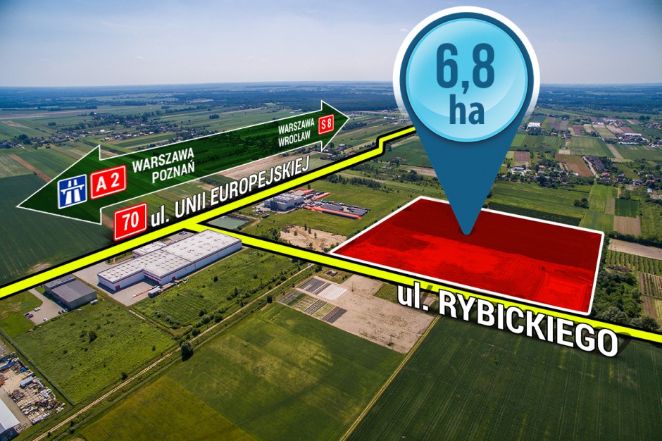 Kompleksowo uzbrojony teren inwestycyjny w Skierniewicach czeka na inwestorów