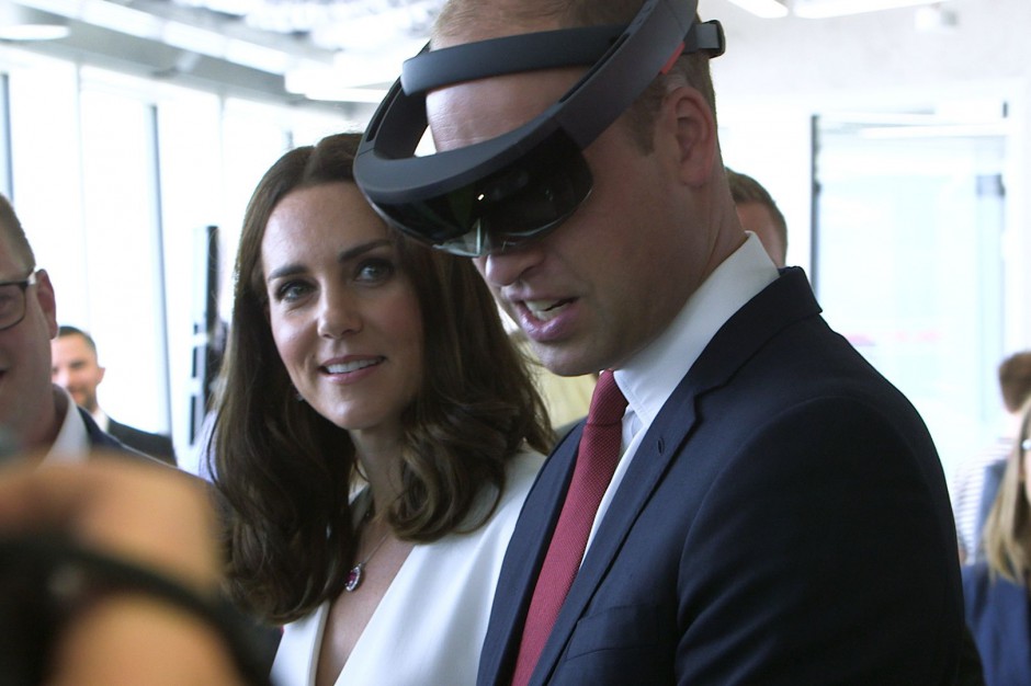 William i Kate w Warsaw Spire William i Kate w Warsaw Spire