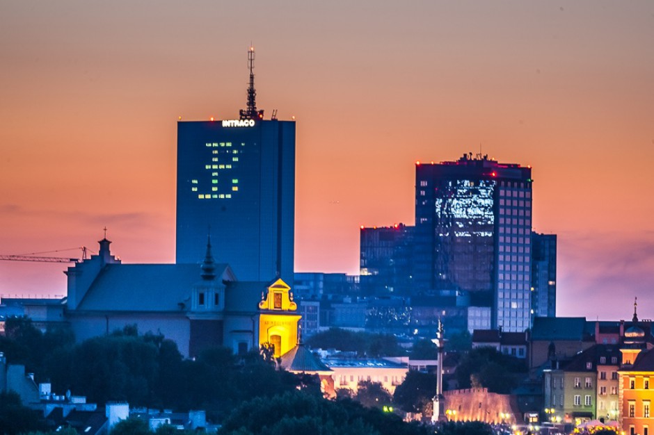 Kotwica na wieżowcu. Tak uczczą rocznicę wybuchu Powstania Warszawskiego
