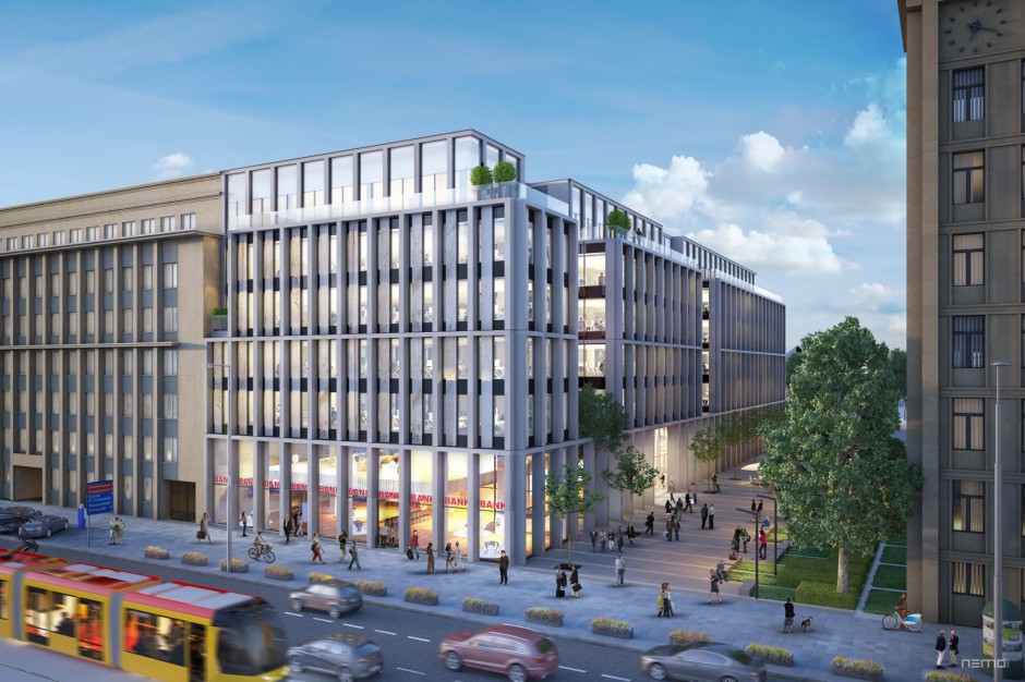 Nowogrodzka Square Biurowiec Nowogrodzka Square gotowy na przyjęcie najemców