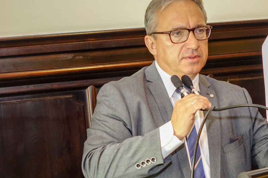 Piotr Roman, prezydent Bolesławca. Fot. Facebook Centrum logistyczne, galeria handlowe, hotel... Bolesławiec aż kipi od nowych inwestycji