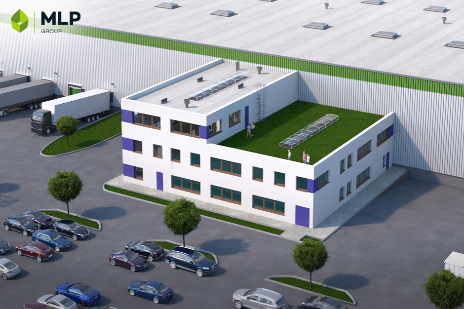 Obiekt MLP (mat. pras.) Nowy najemca MLP Pruszków II wybuduje biurowiec z tarasem na dachu