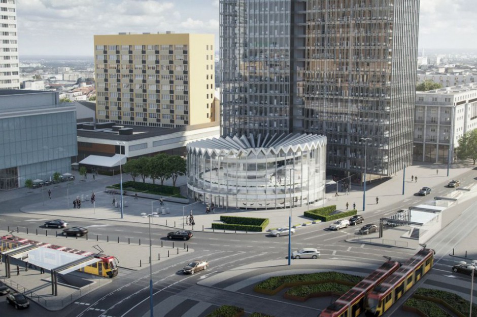Fot. mat. pras. W Hucie Pokój powstaje szkielet Rotundy