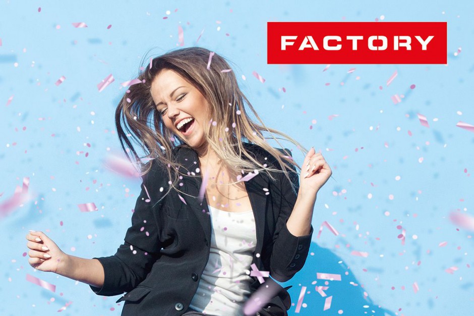 fot. mat. prasowe Factory Poznań świętuje 10. urodziny i... rozdaje prezenty