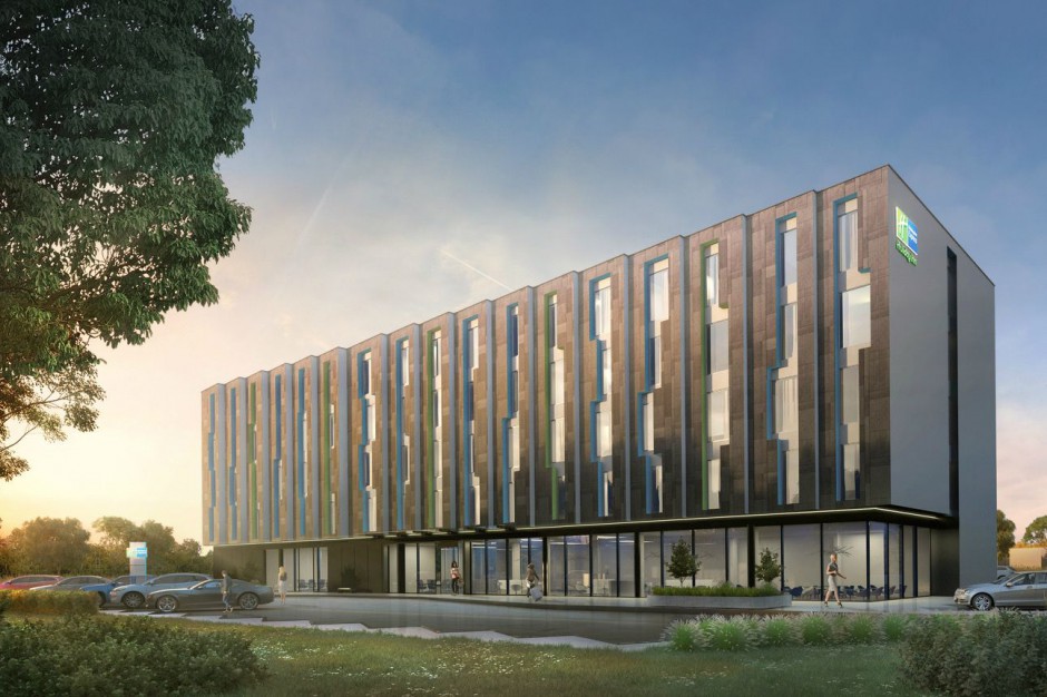 CAD Holiday Inn Express Rzeszów Wiemy jak będzie wyglądał hotel przy lotnisku w Jasionce