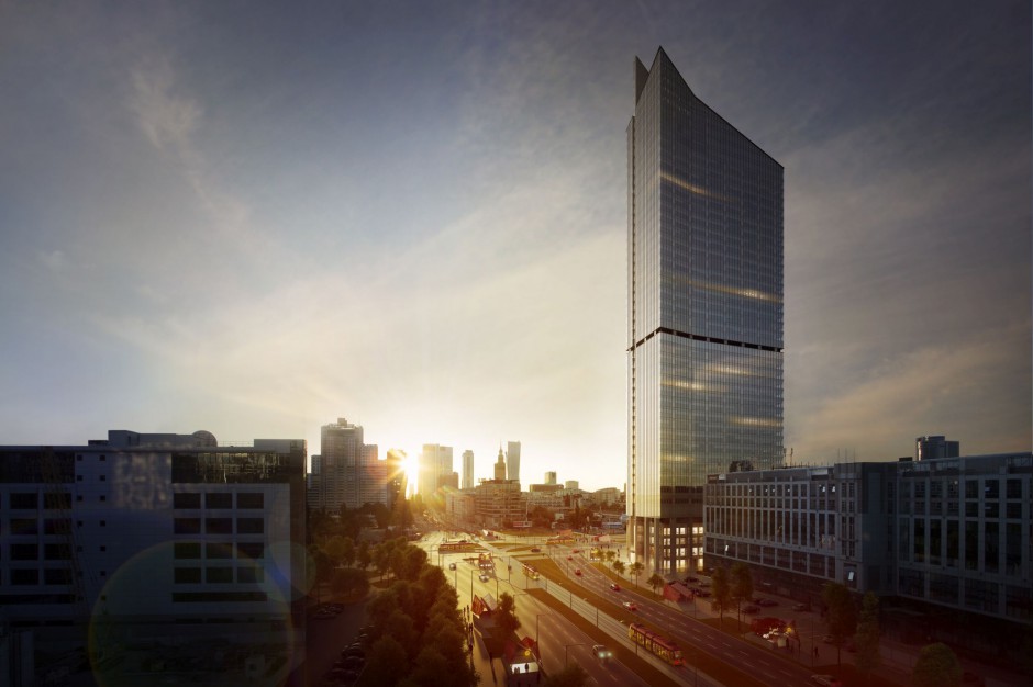 Fot. mat. pras. Skylinera będą budować żurawie Herkulesa