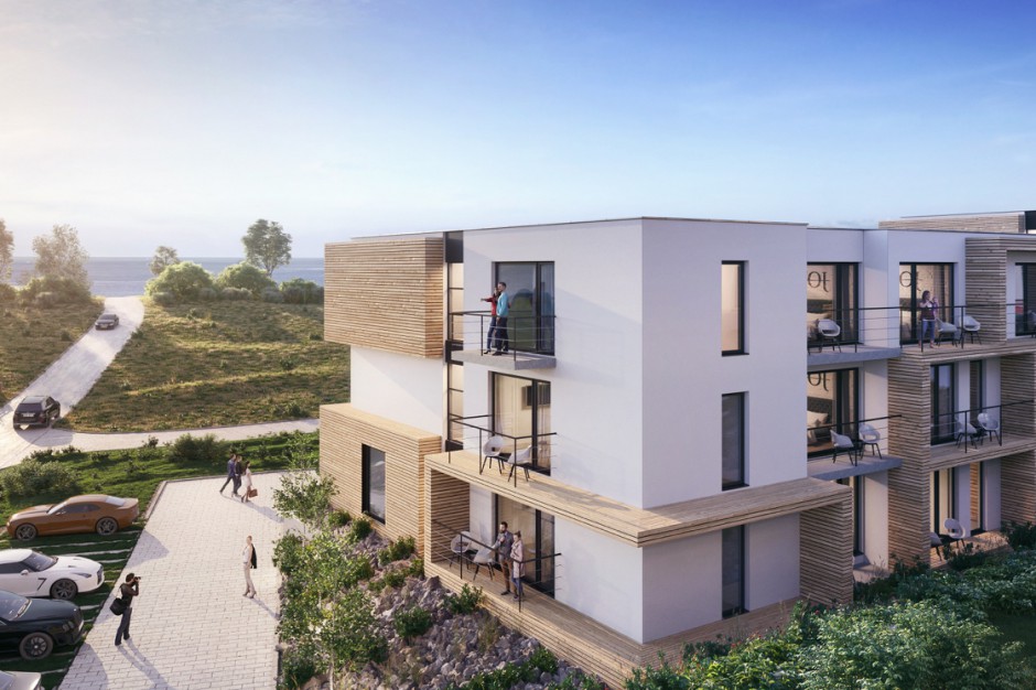 Aparthotel Anchoria Zysk z widokiem na morze. Nowa inwestycja DS Development