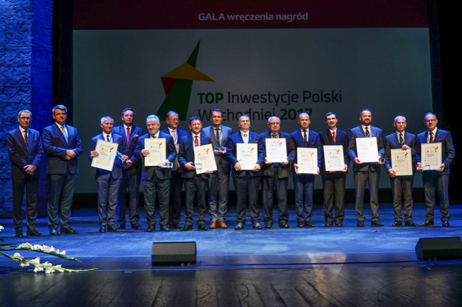 zwycięzcy czwartej edycji konkursu "Top Inwestycje Polski Wschodniej", fot. PTWP Inwestycja w Suwalskiej SSE doceniona
