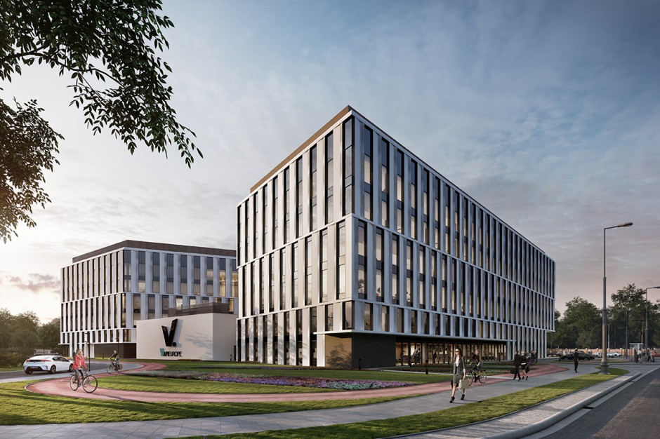V.Offices, mat.prasowe Najbardziej zielony biurowiec w Krakowie