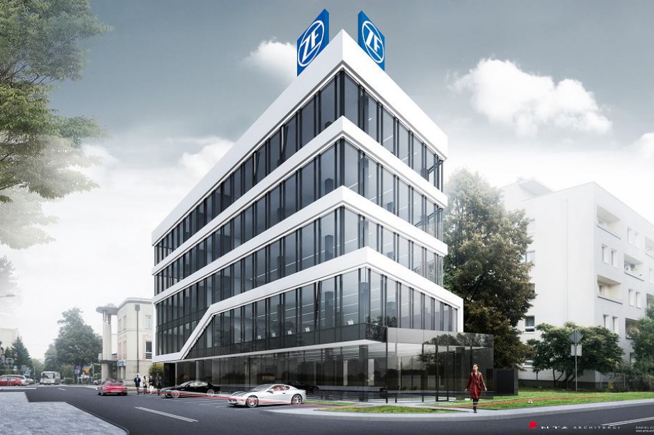 Siedziba Centrum Informatycznego ZF TRW (źródło: Anta Architekci) Siedziba Centrum IT ZF TRW nabiera kształtów