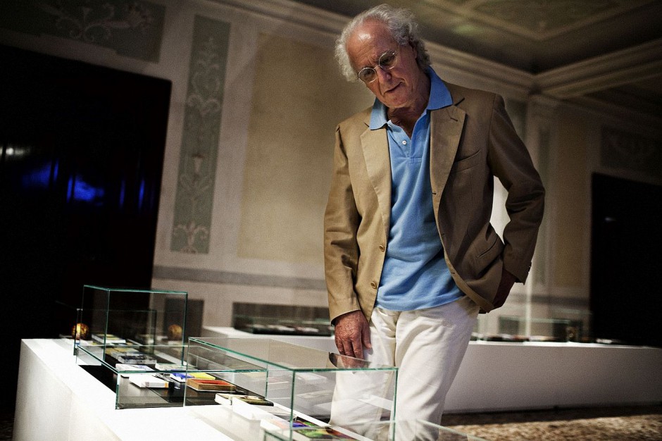 Luciano Benetton. Fot. Laia Abril/FABRICA Benetton podbił świat żółtym sweterkiem