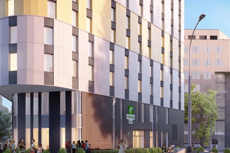 Holiday Inn Warsaw City Centre Hotelowy Flatiron na finiszu