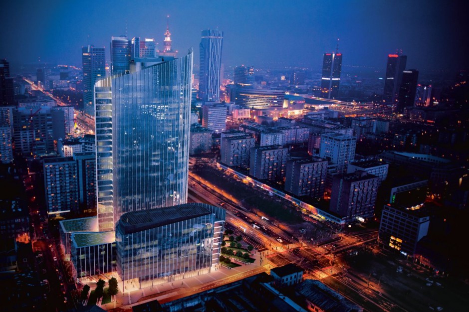 fot. mat. prasowe Mennica Legacy Tower pnie się do góry