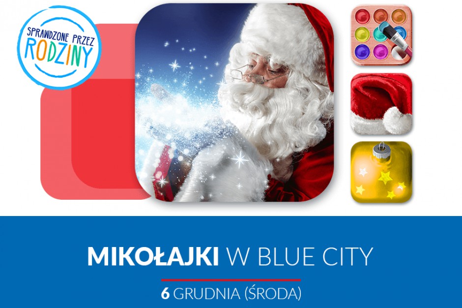 fot. mat. prasowe Święty Mikołaj odwiedzi Blue City